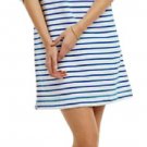 Anthropologie Tilda Chemise Small 2 4 Navy White Dress Striped Nautical Soft Eloise