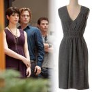 Anthropologie Cordial Embrace Dress Medium 6 8 Grey ASO Alice Cullen Twilight