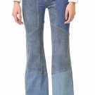 $168 Free People Alissas Patchwork Flare Jeans 25 Blue Denim Pants $168 Free People Alissas Patchwork Flare Jeans 25 Blue Denim Pants