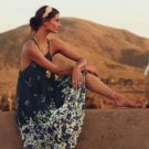 Anthropologie Heatwave Cool Off Midi Dress Petite XSmall P0 P2 Navy Anthropologie Heatwave Cool Off Midi Dress Petite XSmall P0 P2 Navy