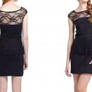Anthropologie Hotter than Her Dress Large 10 12 Black Bailey 44