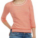 Anthropologie Anchors Away Nautical Pullover Top Small Coral 2 4 Shirt NWT Anthropologie Anchors Away Nautical Pullover Top Small Coral 2 4 Shirt NWT