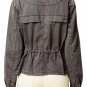 Anthropologie Drawstring Anorak Small 2 4 Dark Grey Jacket Soft Comfy