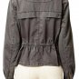 Anthropologie Drawstring Anorak Small 2 4 Dark Grey Jacket Soft Comfy