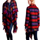 $198 Anthropologie Tartan Blanket Coat XSmall / Small Cozy Chic Plaid Multi-color $198 Anthropologie Tartan Blanket Coat XSmall / Small Cozy Chic Plaid Multi-color