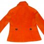 12P Talbots Double Breasted Wool Blazer Large Petite $298 Orange Jackie O Style