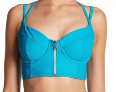 Amoressa Zip Underwire Bikini Top 10 Jade by Miraclesuit
