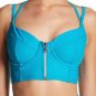 Amoressa Zip Underwire Bikini Top 10 Jade by Miraclesuit