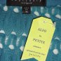 Anthropologie Punctured Pullover Medium 6 8 Top Oversized Sweaterknit NWT