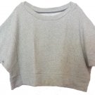 Anthropologie French Terry Pullover Medium 6 8 Grey Dolman Oragnic Cotton Top NWT Anthropologie French Terry Pullover Medium 6 8 Grey Dolman Oragnic Cotton Top NWT
