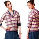 Anthropologie Mexican Riviera Hooded Top XSmall 0 2 $278 Handcrafted Peru Happy NWT