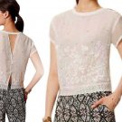 Anthropologie Embroidered Heirloom Tee Small 2 4 White $148 Top Shirt Blouse NWT Anthropologie Embroidered Heirloom Tee Small 2 4 White $148 Top Shirt Blouse NWT