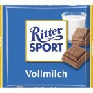RITTER SPORT Chocolate Bar - Vollmilch - 100 g - from Germany- FRESH from Germany