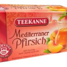 Teekanne Mediterraner Pfirsich / Mediterranean Peach - 20 tea bags - FRESH from Germany