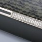 Sarah E. Dark Green (White) Real Python Skin Wallet