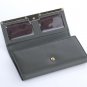 Sarah E. Dark Green (White) Real Python Skin Wallet