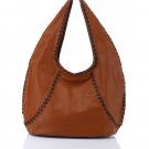 Sarah E. Brown Italian Leather Hobo