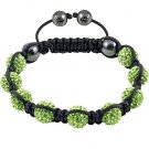 Tresor Paris Shamballa Crystal Bracelets,logo box,bag #082