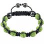 Tresor Paris Shamballa Crystal Bracelets,logo box,bag #082
