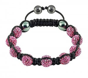 Tresor Paris Shamballa Crystal Bracelets,logo box,bag #085