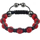 Tresor Paris Shamballa Crystal Bracelets,logo box,bag #086