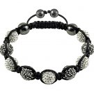 Tresor Paris Shamballa Crystal Bracelets,logo box,bag #090