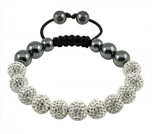 Tresor Paris Shamballa Crystal Bracelets,logo box,bag #114