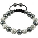 Tresor Paris Shamballa Crystal Bracelets,logo box,bag #117