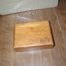Wooden Display / Holder box By Allen Solly (CMB1) Soft Blue Cloth Inside 5.5" L x 4.25" W 1.5"