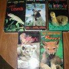 5 Set VHS Cute & Cuddly Critters Lizards, Bears, Kitty's and more (1998)