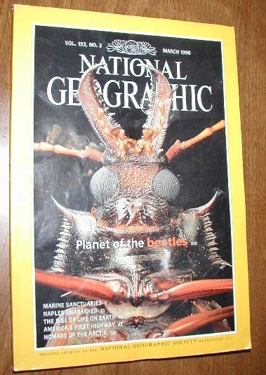 National Geographic Vol. 193 No. 3 March 1998 Planet of the Beetles (G3)