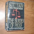 The Burden of Proof by Scott Turow (1991) (R21a13) Kindle County Legal Thriller #2 Warner Books PB