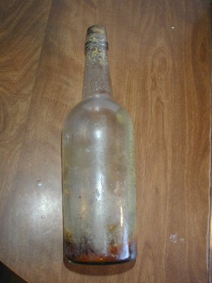 Download Vintage Clear Glass Bottle With Cork Top No Markings On Bottle 12 Bottle