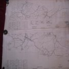 Tucker County West Virginia 1960 set of 2 General Highway Map