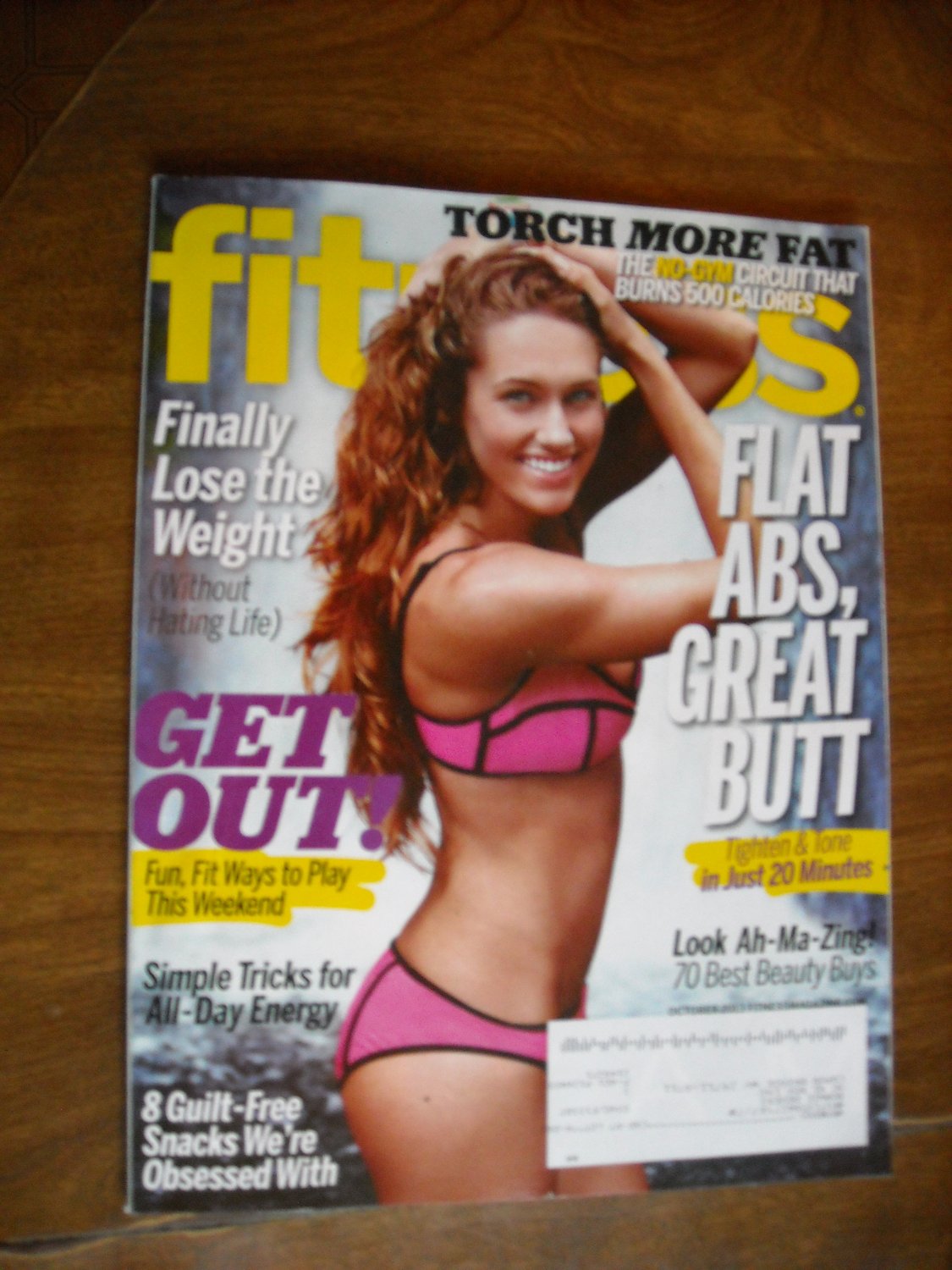 Fitness Magazine Flat Abs, Great Butt October 2013 Issue 9 Tighten and Tone All Day Energy (G1)