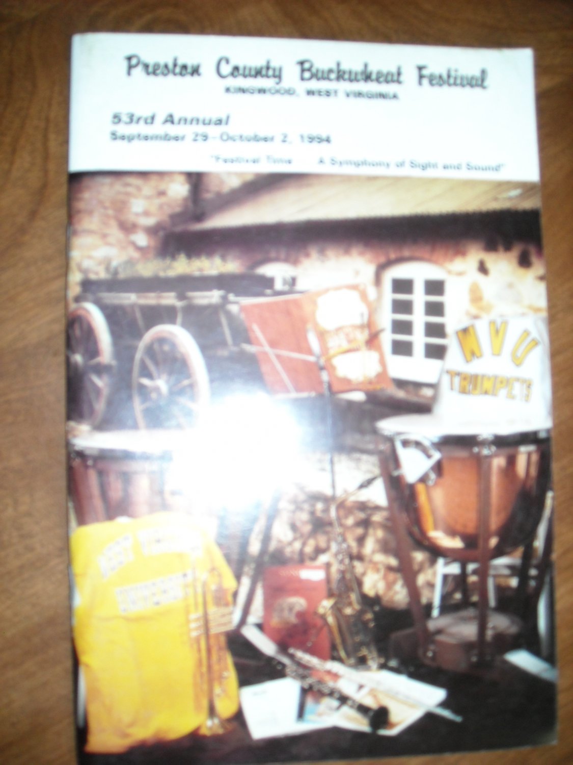 Preston County Buckwheat Festival Magazine Kingwood, WV (1994) 53rd