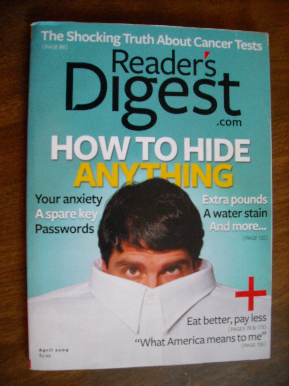 Reader's Digest Magazine April 2009 Vol 174 No. 1044 How to Hide