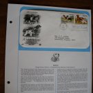 A Salute to Dogs 1984 Postal Commemorative Society First Day Cover Beagle, Boston Terrier