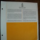 Christmas 1986 Madonna and Child First Day Cover Display Page (no envelope) Christmas 1986 Madonna and Child First Day Cover Display Page (no envelope)