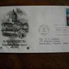 Washington Statehood Centennial 1889 - 1989 First Day Cover Envelope