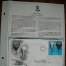 Saluting the Sport of Ballooning 1983 Postal Commemorative Society First Day Cover Sheet Saluting the Sport of Ballooning 1983 Postal Commemorative Society First Day Cover Sheet