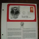 T. S. Eliot Poet Critic Nobel Laureate 1986 Postal Commemorative Society First Day Cover Sheet T. S. Eliot Poet Critic Nobel Laureate 1986 Postal Commemorative Society First Day Cover Sheet