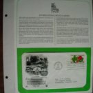 50th Anniversary International Peace Garden 1982 Postal Commemorative First Day Cover Sheet