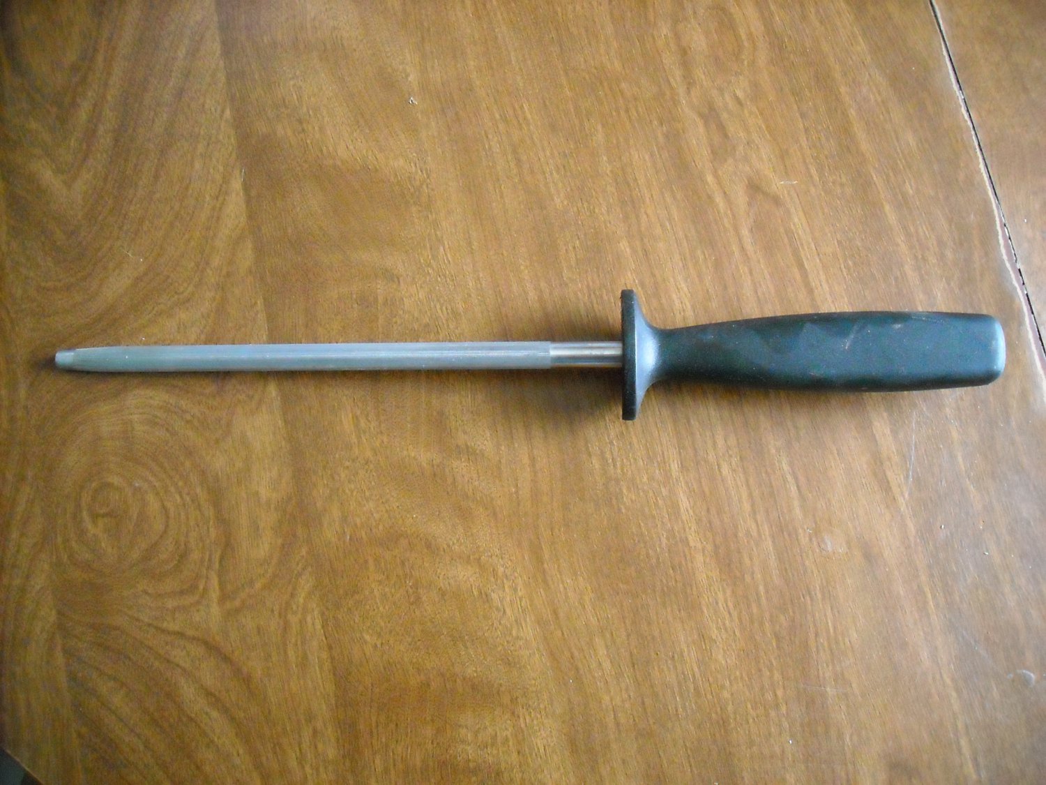 Zander Black Handle Knife Sharpening Steel Rod (CMB2)