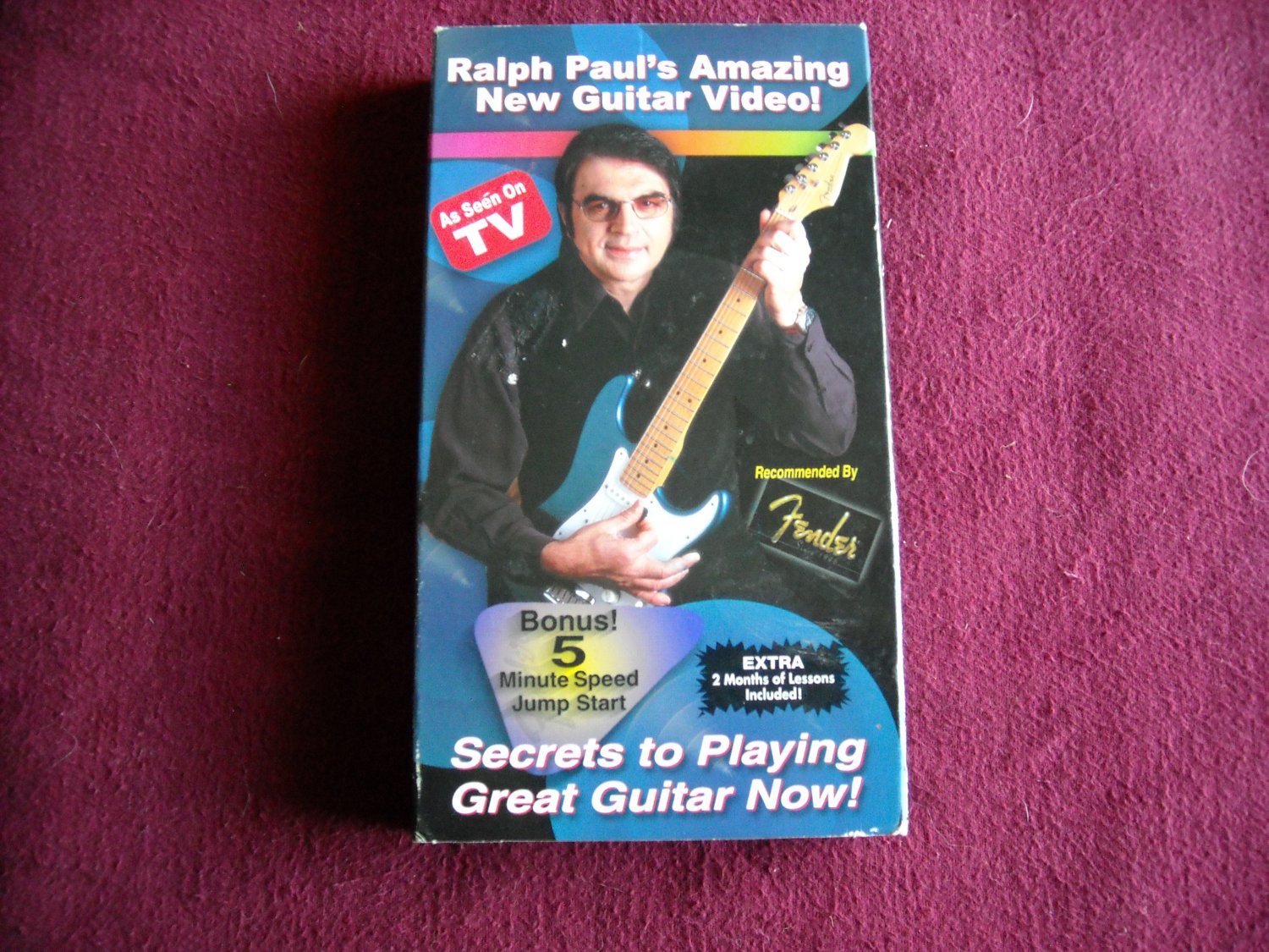 Ralph Paul's Amazing New Guitar Video ! Secrets To Playing Great Guitar Now! VHS