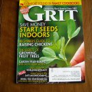 Grit Magazine January / February 2012 Save Money Start Seeds Indoors Volume 130 Issue 1 (G1)
