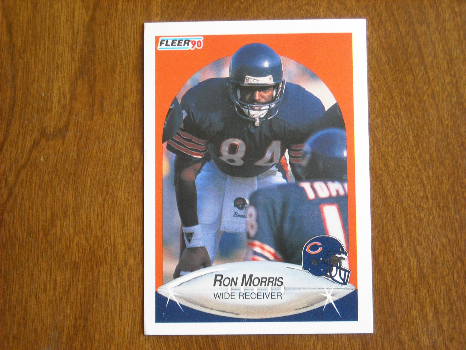 Ron Morris Chicago Bears Wide Receiver Card No. 297 - 1990 Fleer ...