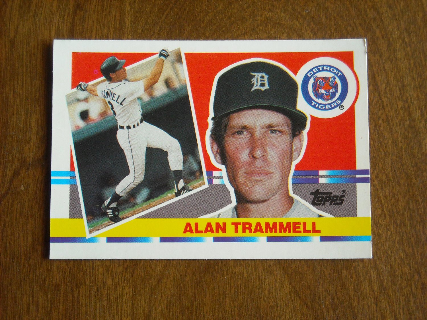Alan Trammell Detroit Tigers 190 1990 Topps Baseball Card
