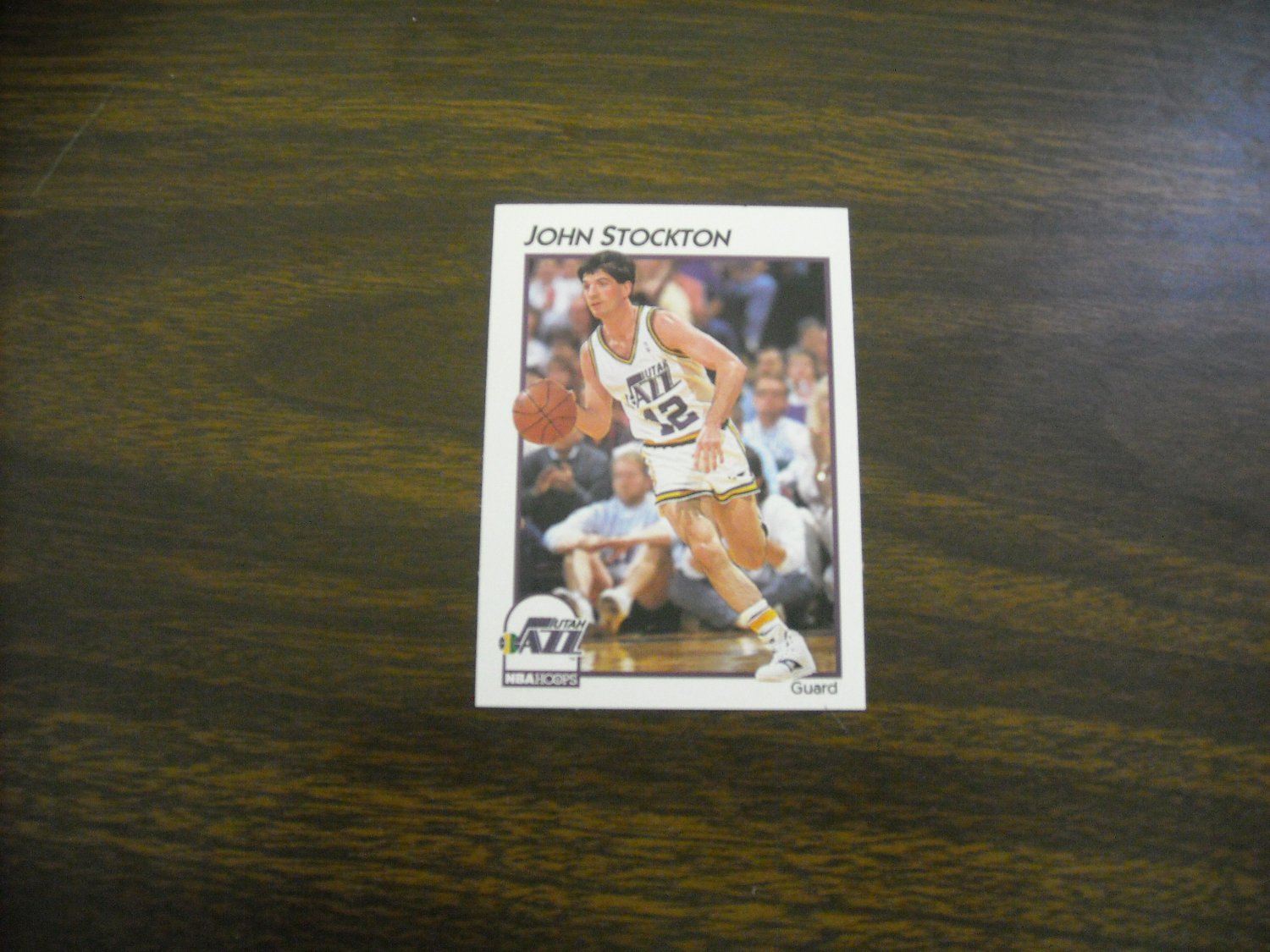 John Stockton Utah Jazz NBA Hoops #45 - 1991 NBA Basketball Card