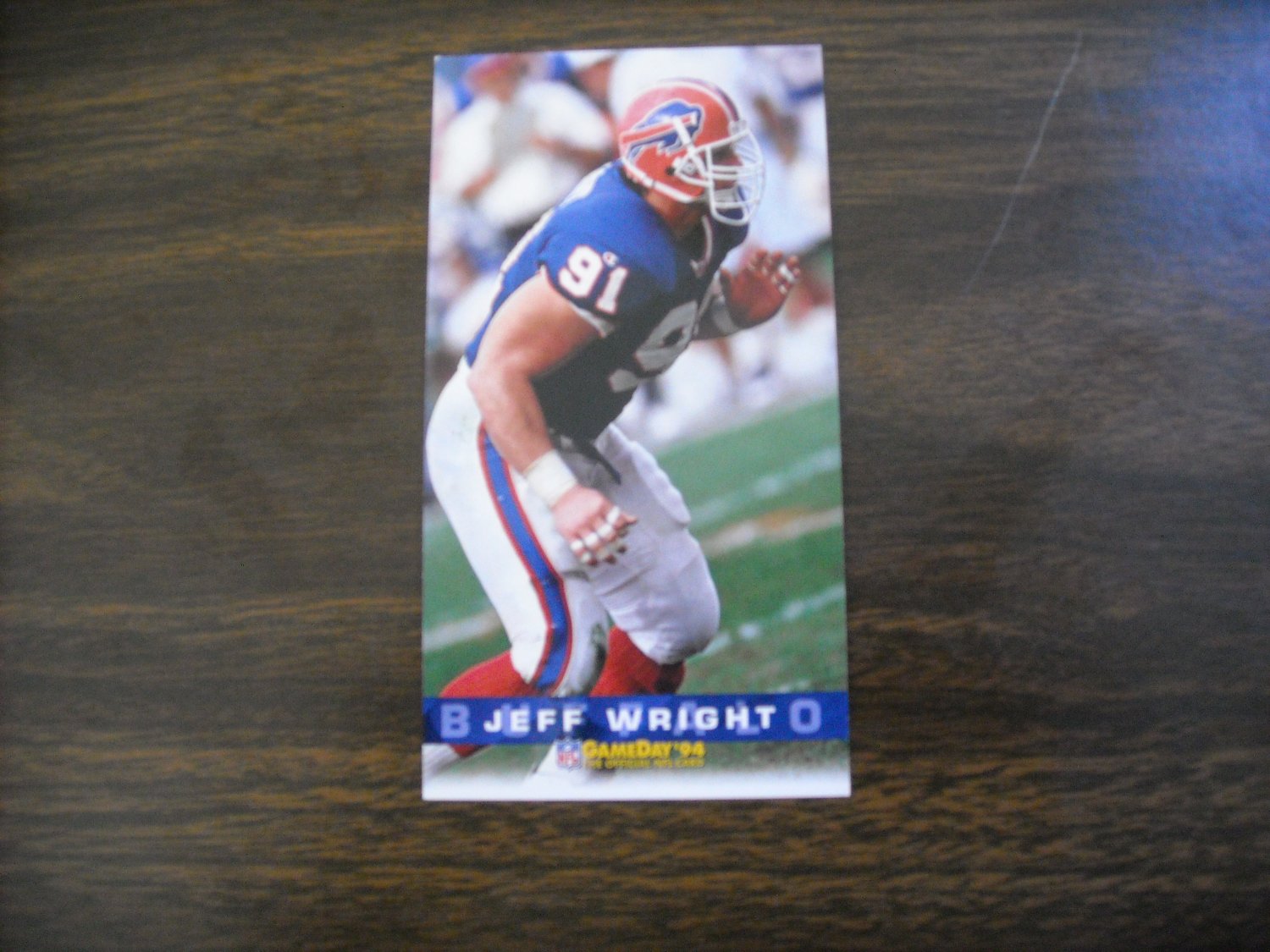 Jeff Wright Buffalo Bills 46 Gameday 1994 Fleer Football Card